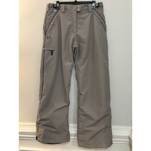 Columbia Snow Pants Women's Large Gray Base TRX Convert Waterproof - Picture 1 of 10